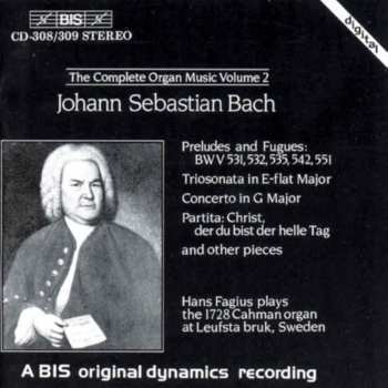 2CD Johann Sebastian Bach: Organ Music 2