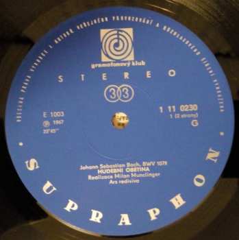 LP Johann Sebastian Bach: Hudební Obětina