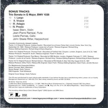 CD Johann Sebastian Bach: "Double" Concerto - Violin Concertos Nos. 1 & 2