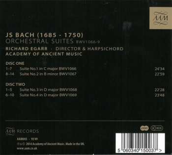2CD Johann Sebastian Bach: Orchestral Suites