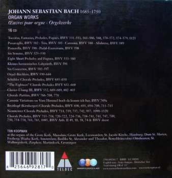 16CD/Box Set Johann Sebastian Bach: Organ Works