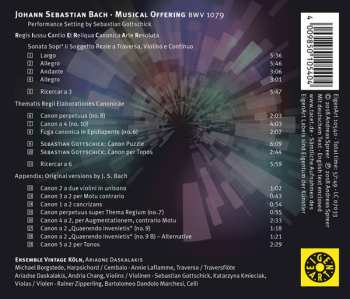 CD Johann Sebastian Bach: Musical Offering