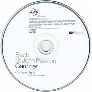 2CD Johann Sebastian Bach: St John Passion