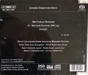 SACD Johann Sebastian Bach: St. Matthew Passion, Excerpts