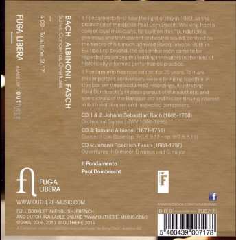4CD Johann Sebastian Bach: Suites, Concertos, Overtures  