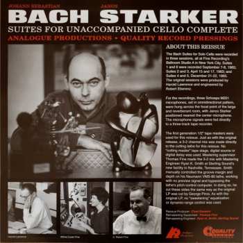 6LP/Box Set Johann Sebastian Bach: Suites For Unaccompanied Cello Complete LTD | DLX