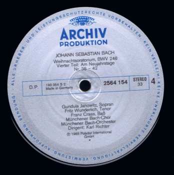 3LP/Box Set Johann Sebastian Bach: Weihnachtsoratorium BWV 248