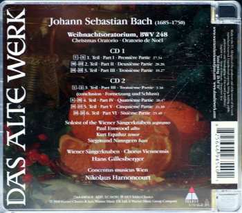 2CD Johann Sebastian Bach: Weihnachtsoratorium [Christmas Oratorio]