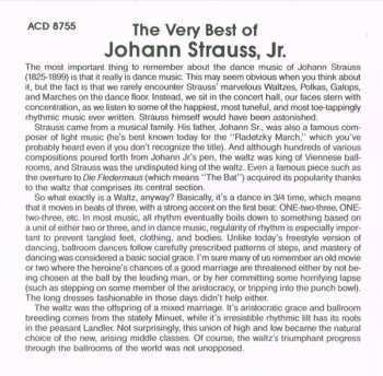 CD Various: The Very Best Of Johann Strauss