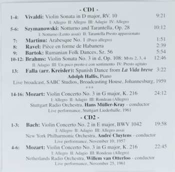 2CD Johanna Martzy: Johanna Martzy Vol. 3