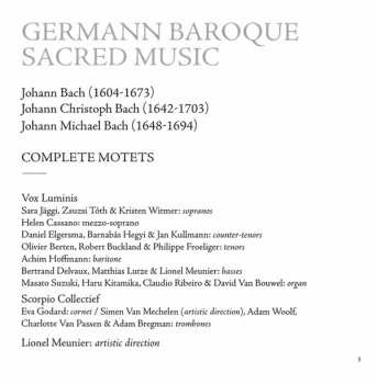2CD/Box Set Johann Christoph Bach: Bach Motetten