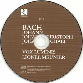 2CD/Box Set Johann Christoph Bach: Bach Motetten