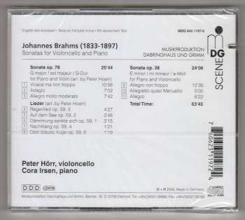 CD Johannes Brahms: Sonatas for Violoncello and Piano