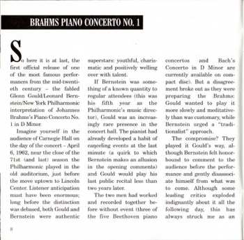 CD Johannes Brahms: Brahms Piano Concerto No. 1