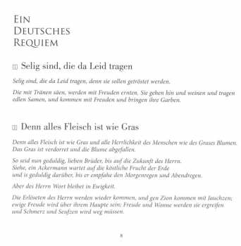 CD Johannes Brahms: Ein Deutsches Requiem