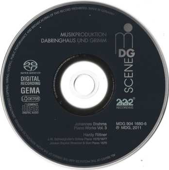 SACD Johannes Brahms: Vol. 3: Late Piano Works - Piano Pieces Op. 116-119