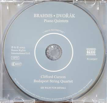 CD Antonín Dvořák: Piano Quintet In F Minor / Piano Quintet in A Major