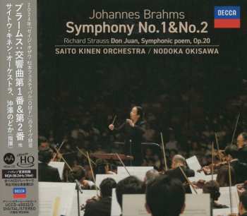 CD Johannes Brahms: Symphonien Nr.1 & 2 (uhq-cd)