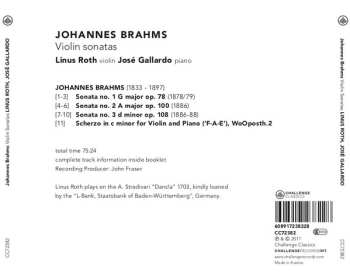 CD Johannes Brahms: Violin Sonata