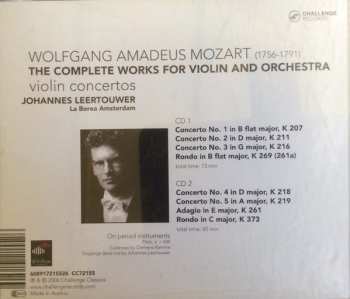 2CD Wolfgang Amadeus Mozart: Violin Concertos, La Borea Amsterdam.