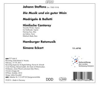 CD Himlische Cantorey: Die Musik Und Ein Guter Wein (Madrigale & Balletti)