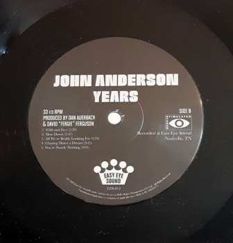 LP John Anderson: Years