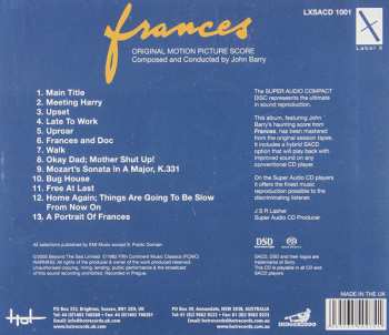 SACD John Barry: Frances (Original Motion Picture Score)