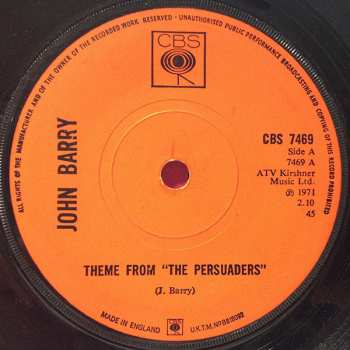 Album John Barry: Theme From "The Persuaders"