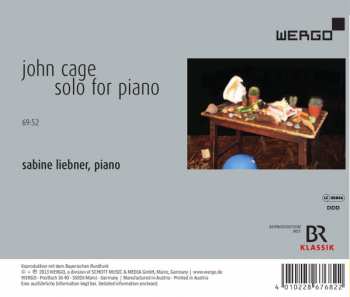 CD John Cage: Solo For Piano