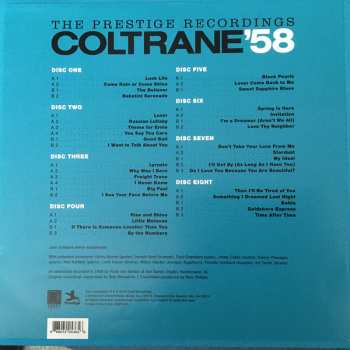 8LP/Box Set John Coltrane: Coltrane '58: The Prestige Recordings