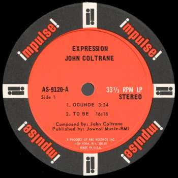 CD John Coltrane: Expression