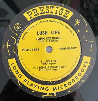 LP John Coltrane: Lush Life LTD