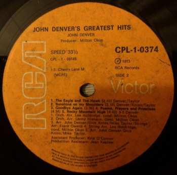 LP John Denver: John Denver's Greatest Hits