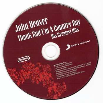 CD John Denver: Thank God I'm A Country Boy (His Greatest Hits)
