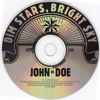 CD John Doe: Dim Stars, Bright Sky