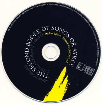 CD John Dowland: The Second Booke Of Songs Or Ayres (1600)