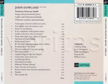 CD John Dowland: Treasures From My Minde (Songs And Instrumental Pieces)