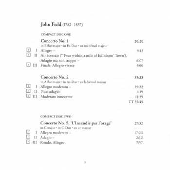 4CD/Box Set John Field: The Piano Concertos