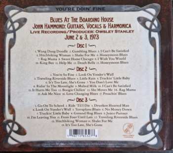 3CD John Paul Hammond: You're Doin' Fine (Blues At The Boarding House June 2 & 3, 1973)