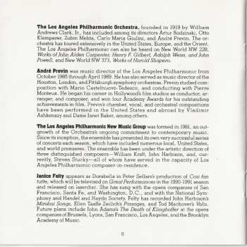 CD Los Angeles Philharmonic Orchestra: The Flight Into Egypt ·The Natural World · Double Brass Concerto