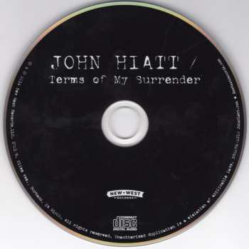 CD John Hiatt: Terms Of My Surrender