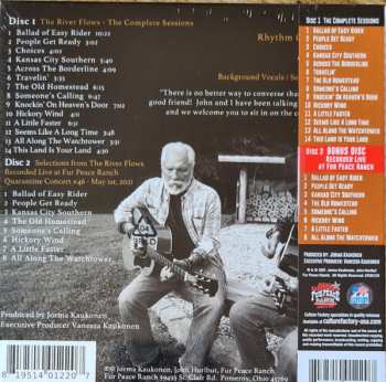 2CD Jorma Kaukonen: The River Flows Vol. I & II - The Complete Sessions LTD | DLX