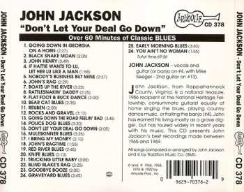 CD John Jackson: Don't Let Your Deal Go Down