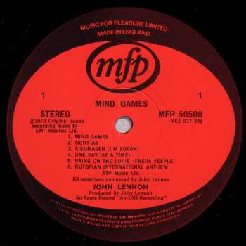 LP John Lennon: Mind Games