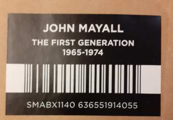 35CD/Box Set John Mayall: The First Generation 1965-1974 DLX | LTD