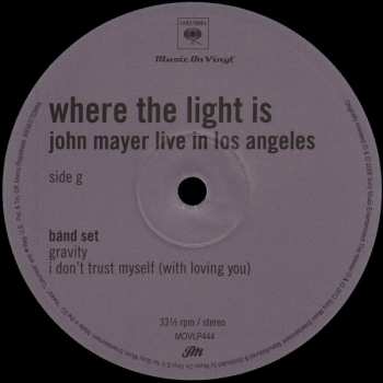 4LP/Box Set John Mayer: Where The Light Is: John Mayer Live In Los Angeles