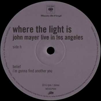 4LP/Box Set John Mayer: Where The Light Is: John Mayer Live In Los Angeles