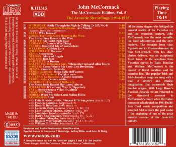 CD Giacomo Puccini: The Acoustic Recordings (1914-1915)