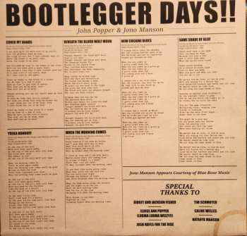 LP Jono Manson: Bootlegger Days CLR