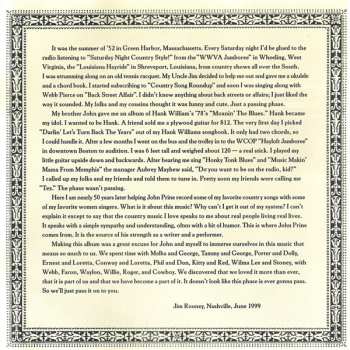 CD John Prine: In Spite Of Ourselves